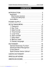 Ectaco ERm200D User Manual