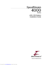 Efficient Networks SpeedStream 4000 Series Installation Manual