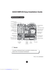 Foxconn 845GV4MR-ES Easy Installation Manual
