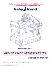 Baby Trend 8206BCC Instruction Manual