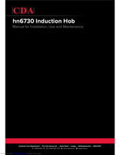 CDA hn6730 Manual For Installation, Use And Maintenance
