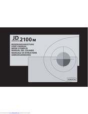 Jenoptik JD 2100m User Manual