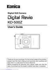 Konica Minolta Digital Revio KD-500Z User Manual