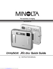 Minolta Dimage XtBiz Quick Manual