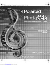 Polaroid PhotoMAX Quick Start Manual