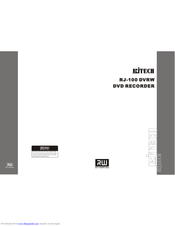 RJ Tech RJ-100 DVRW User Manual