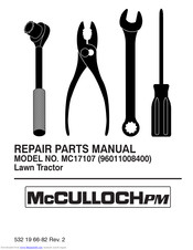 McCulloch MC17107 Repair Parts Manual