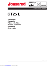 Jonsered GT25L Spare Parts