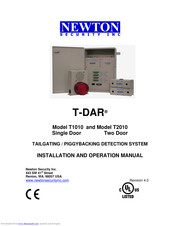 Newton Security T1010 Installation And Operation Manual