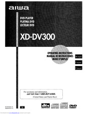 Aiwa XD-DV300 Operating Instructions Manual