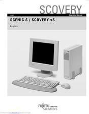 Fujitsu SCOVERY xS Operating Manual