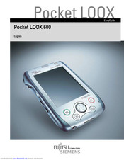 Fujitsu Pocket LOOX 600 Easy Manual