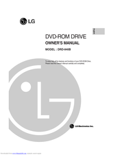 LG DRD-840B Owner's Manual