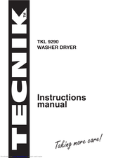 Tecnik TKL 9290 Instruction Manual