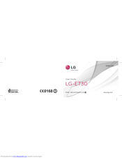 LG LG-E730 User Manual