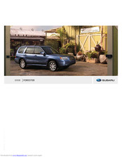 Subaru 2008 FORESTER 2.5 XT Limited Brochure & Specs