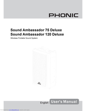 Phonic Sound Ambassador 75 Deluxe User Manual