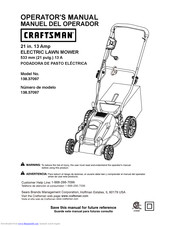 Craftsman 138.37097 Operator's Manual