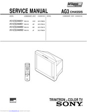 Sony TRINITRON KV-ES34M80 Service Manual