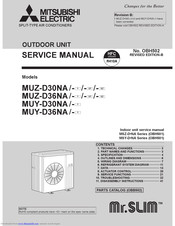 Mitsubishi Electric Mr Slim Muy D36na Manuals Manualslib