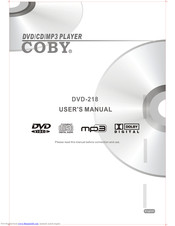 Coby DVD-218 User Manual
