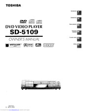 Toshiba SD-5109 Owner's Manual
