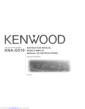 Kenwood KNA-G510 Instruction Manual