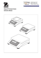 Ohaus Ranger RP Instruction Manual