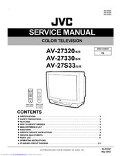 JVC AV 27330 Service Manual