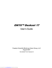 Freedom Scientific Deskset 17 User Manual