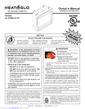 Heat & Glo SL-550BE-M-IPI Owner's Manual
