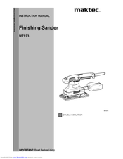 Maktec MT923 Instruction Manual