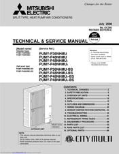 Mitsubishi electric PUMY-P36NHMU Manuals | ManualsLib