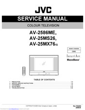 JVC AV-2586ME Service Manual