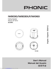 Phonic IW1060 User Manual