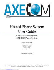 AXECOM GXP-2010 User Manual