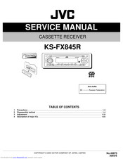 JVC KS-FX845R Service Manual
