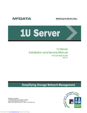 McData 1U Server Installation And Service Manual