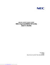 NEC Express5800/GT110a User Manual