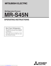 Mitsubishi Electric MR-S45N Operating Instructions Manual