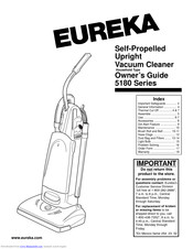 Eureka 5180 Series Owner's Manual