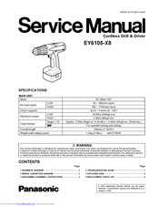 Panasonic EY6105-X8 Service Manual