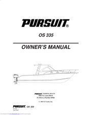 Pursuit OS 335 Owner's Manual