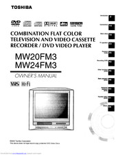 Toshiba MW24FM3 Owner's Manual