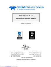 Teledyne Q-Lite Installation And Operating Handbook