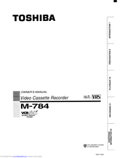 Toshiba M-784 Owner's Manual