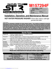 North Star 157294 Installation, Operation And Maintenance Manual