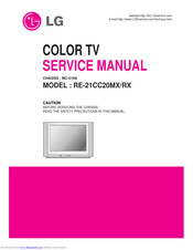 LG RE-21CC20MX/RX Service Manual