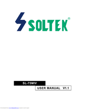 SOLTEK SL-75MIV User Manual