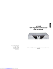 FARFISA INTERCOMS DVR42E User Manual